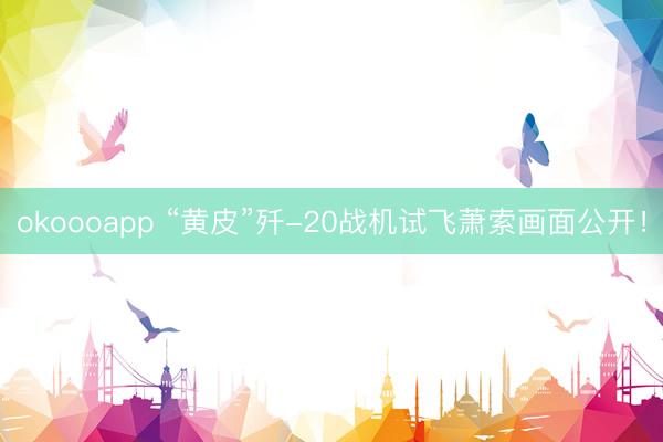 okoooapp “黄皮”歼-20战机试飞萧索画面公开！