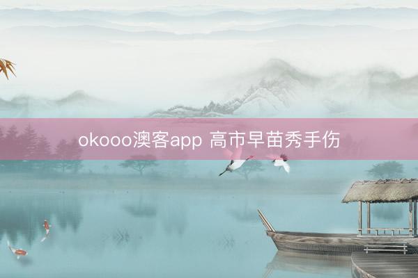 okooo澳客app 高市早苗秀手伤