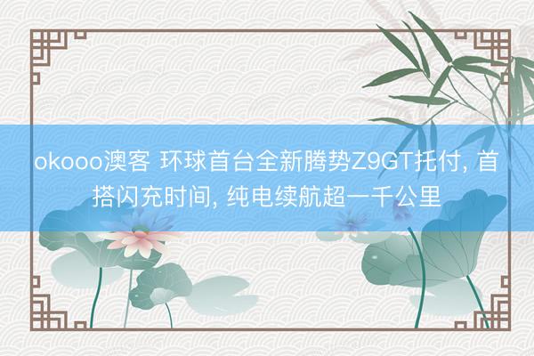 okooo澳客 环球首台全新腾势Z9GT托付， 首搭闪充时间， 纯电续航超一千公里
