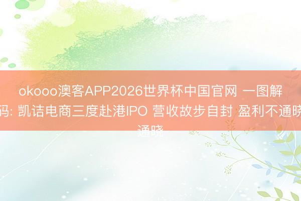 okooo澳客APP2026世界杯中国官网 一图解码: 凯诘电商三度赴港IPO 营收故步自封 盈利不通晓