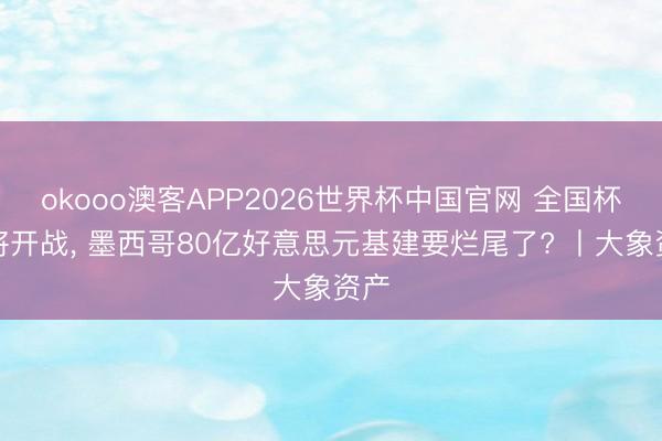 okooo澳客APP2026世界杯中国官网 全国杯行将开战， 墨西哥80亿好意思元基建要烂尾了? 丨大象资产